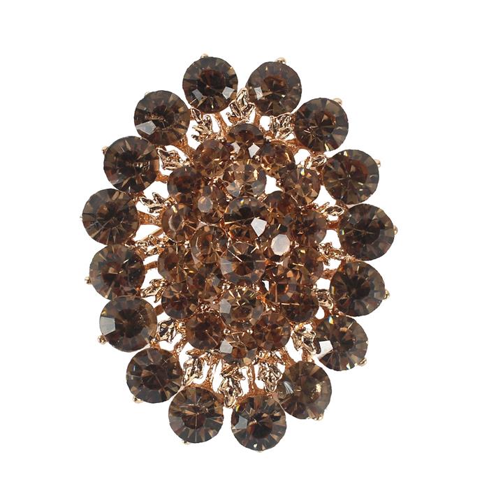 Crystal Brooch