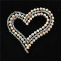 Pearl Heart  Brooch