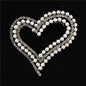 Pearl Heart  Brooch