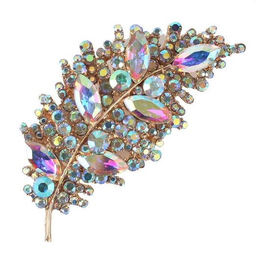 Crystal Brooch