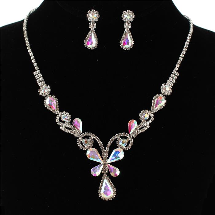 Rhinestones Necklace Set