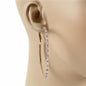 70 MM Rhinestones Hoop Earring