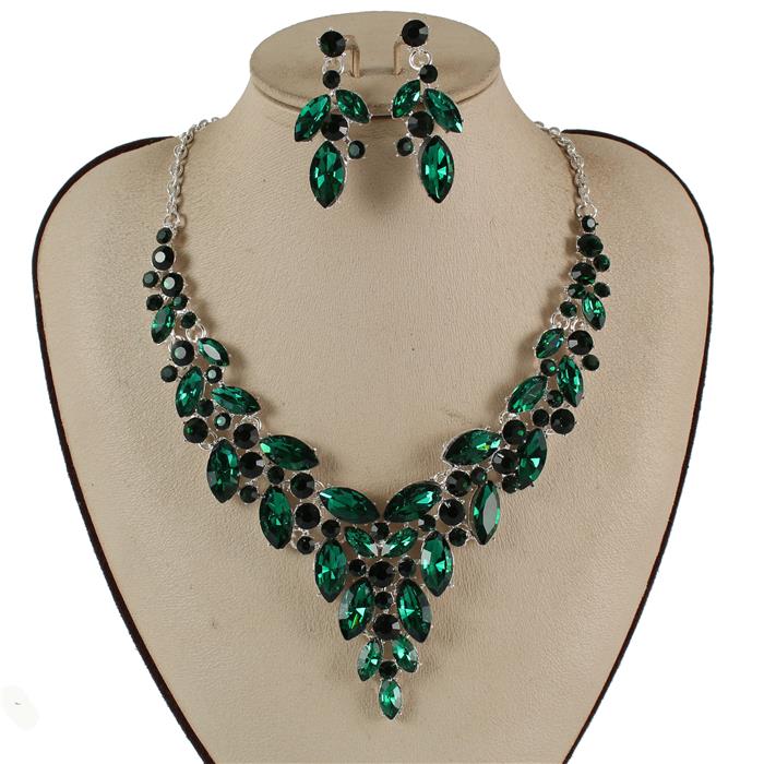 Crystal Evening Necklace Set