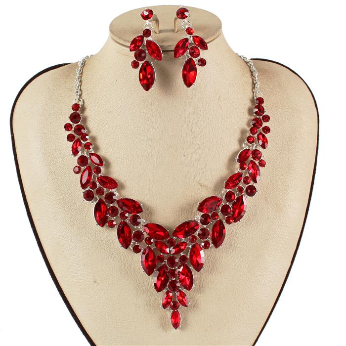 Crystal Evening Necklace Set