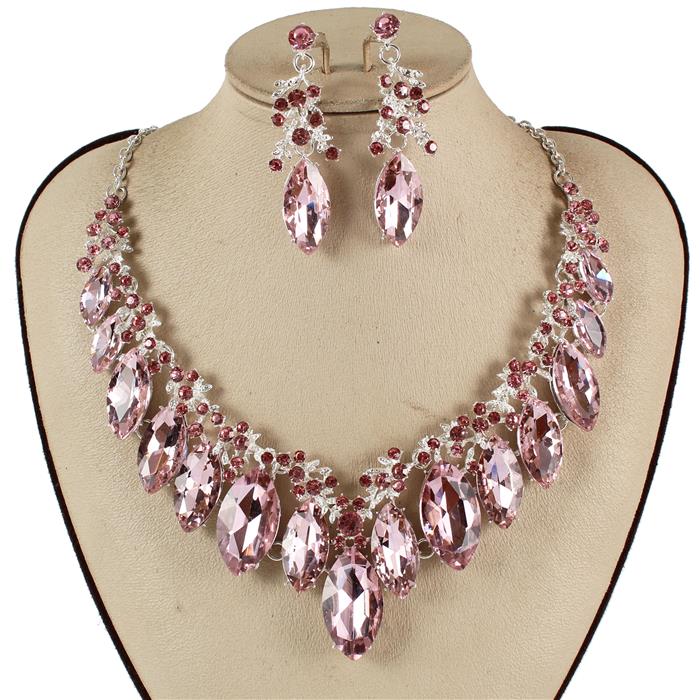 Crystal Evening Necklace Set