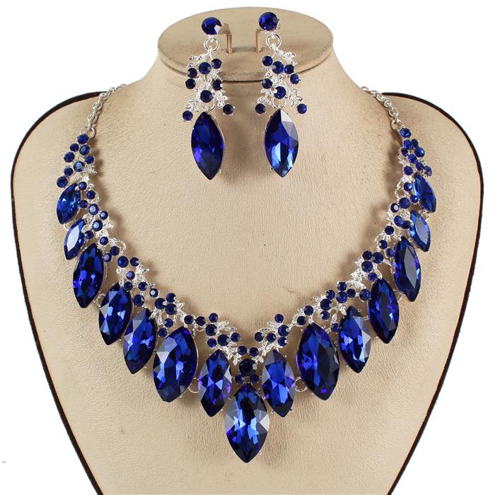 Crystal Evening Necklace Set