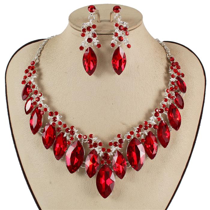 Crystal Evening Necklace Set