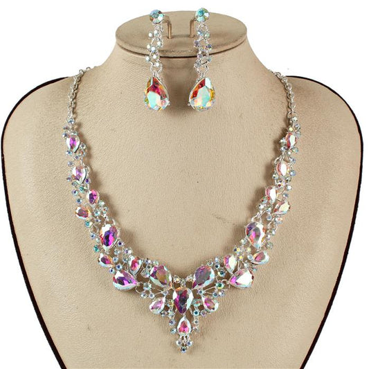 Crystal Evening Necklace Set