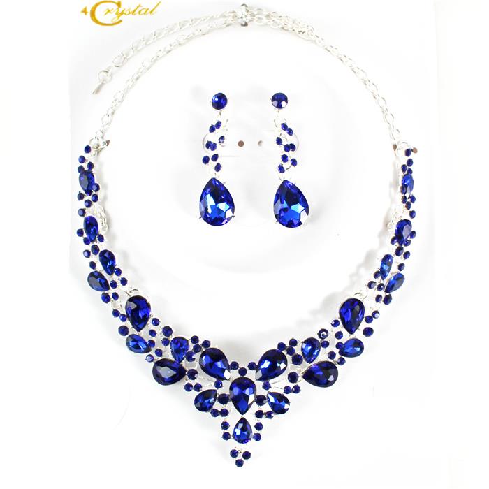 Crystal Evening Necklace Set