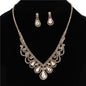 Rhinestone Necklace Set