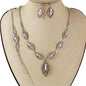 3 PC Rhinestones Necklace Set