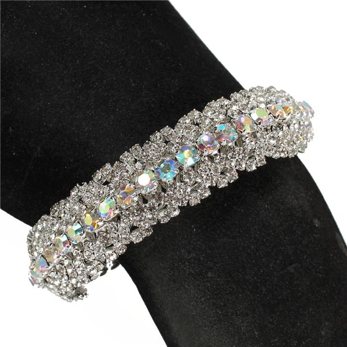 Rhinestones Cuff Bangle