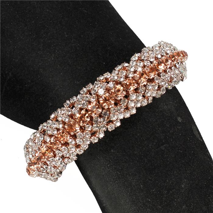 Rhinestones Cuff Bangle