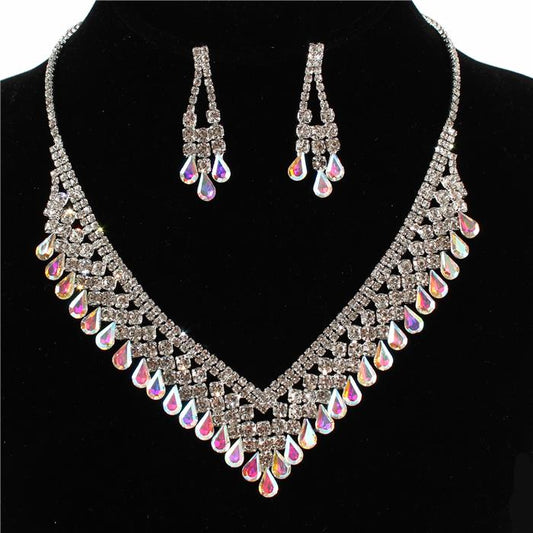 Rhinestones Necklace Set