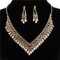 Rhinestones Necklace Set