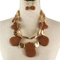 Fashion Wood Necklace Set