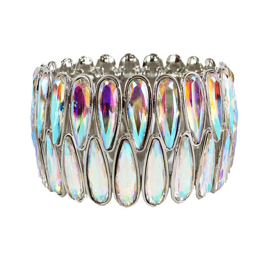 Crystal Chunky Stretch Bracelet