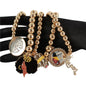 Fashion Bead With Charms 5 Layered Bracelet