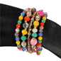 Multilayered Bead Stretch Bracelet