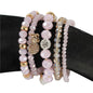 Multilayered Bead Stretch Bracelet