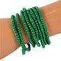 Multilayered Bead Stretch Bracelet