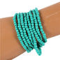 Multilayered Bead Stretch Bracelet