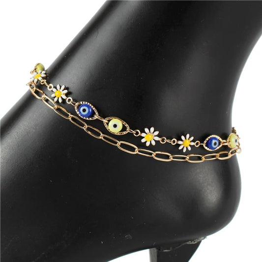 Evil Eye Anklets Made In Korea