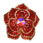 Crystal Rose Brooch