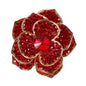 Crystal Rose Brooch