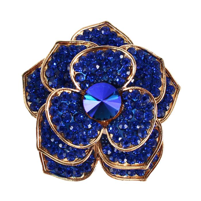 Crystal Rose Brooch