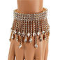 Rhinestones Fringe Bangle