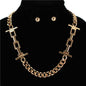 Fashion Metal Link Necklace Set