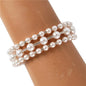 Pearl Rhinestones Bangle