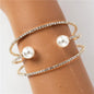 Pearl Rhinestones Bangle