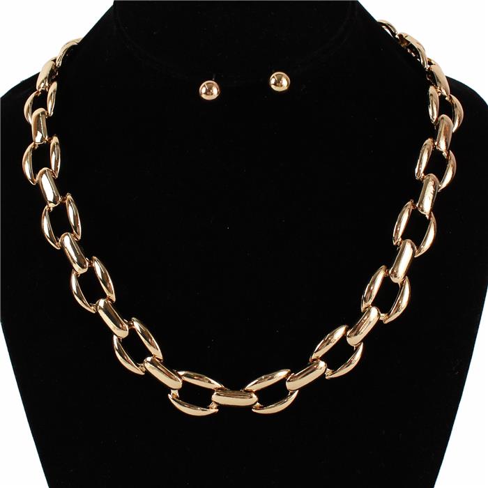 Fashion Metal Chain Necklace Set