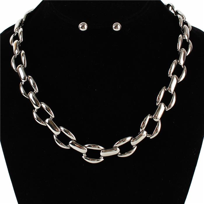 Fashion Metal Chain Necklace Set