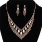 Rhinestones Necklace Set