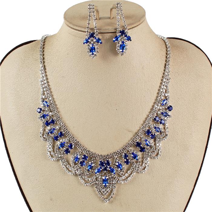 Rhinestones Necklace Set