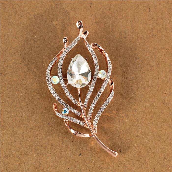 Crystal Brooch