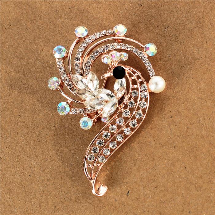 Crystal Brooch