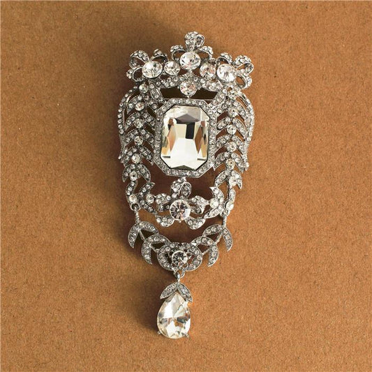 Crystal Brooch