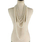 Pearl 5 Layer Necklace Set