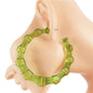 80 MM Bamboo Hoop Earring