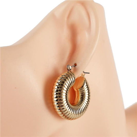 Metal Hoop Earring