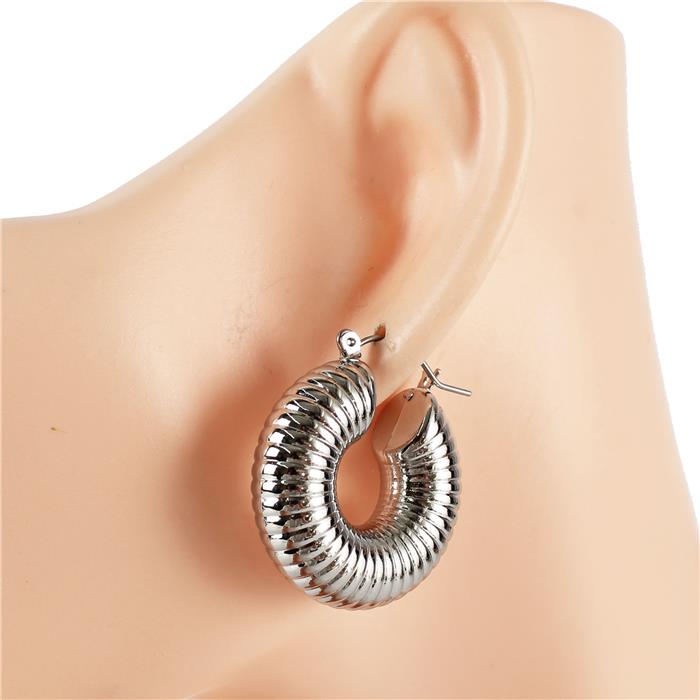 Metal Hoop Earring