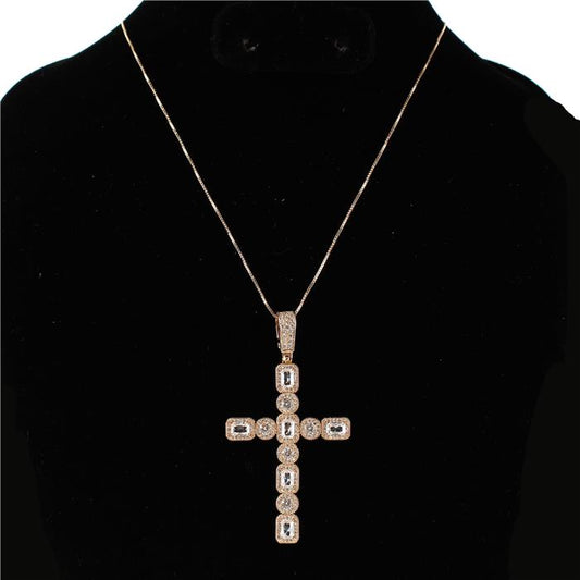 CZ Cross Necklace