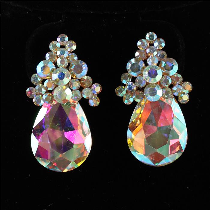 Clip On Crystal Earring