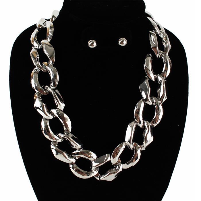 Fashion Link Chain Necklace Set