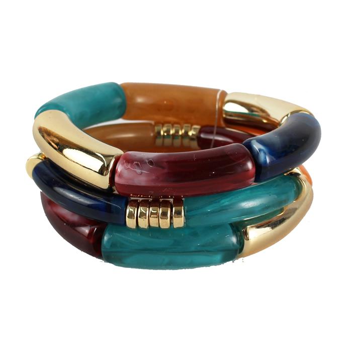 Fashion 3 Layered Stretch Bracelet