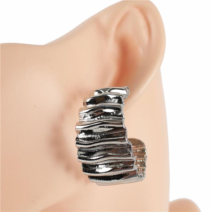 Metal Hoop Earring